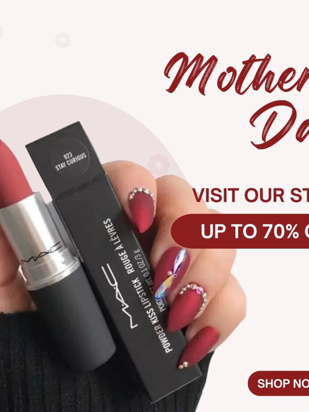 MAC Powder Kiss Lipstick 923 Stay Curious 0.1 Oz/ 3g